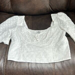 Hollister juniors crop top